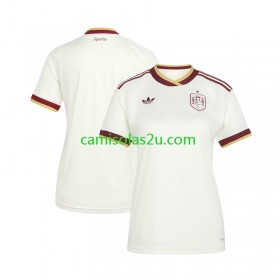 Camisolas de futebol Espanha Mulher Equipamento Alternativa World Cup 2026 Manga Curta